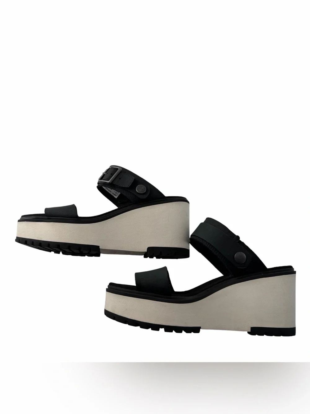 Timberland Koralyn Wedge Women’s Sandals Leather Platform Chunky Casual Size 8